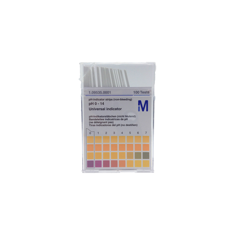 MERCK กระดาษลิตมัส pH 0-14 ขนาดบรรจุ 100 ชิ้น